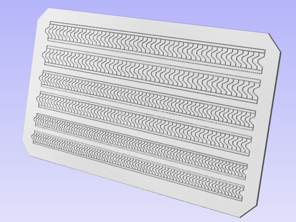 ブロックモールドパーツ② ガンプラ プラモデル 1/144 1/100 改造 改修 カスタム ディテールアップパーツ 0.5mmプラ板