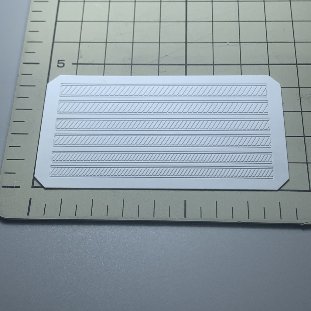 ブロックモールドパーツ③ ガンプラ プラモデル 1/144 1/100 改造 改修 カスタム ディテールアップパーツ 0.5mmプラ板