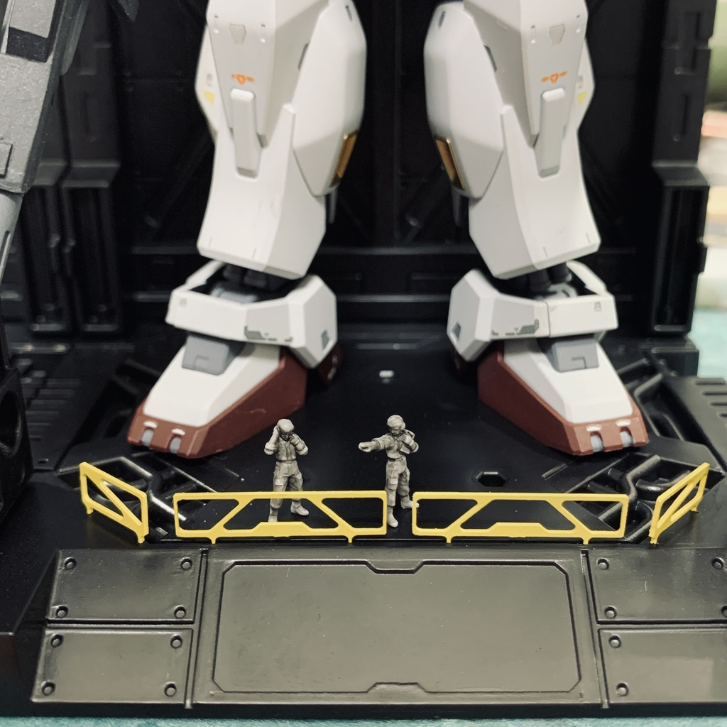 1/144 1/150 SF格納庫手摺③ ガンプラ ディスプレイベース ジオラマ 鉄道模型 Nゲージ モデリングチェーンベース アクションベース 改造