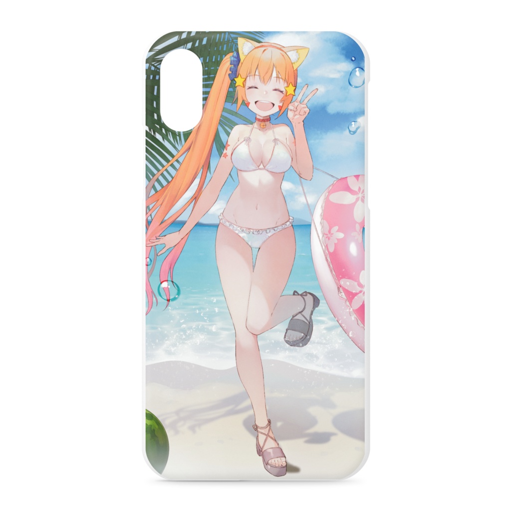 みるきぃと一緒に夏を楽しんでみる^ↀᴥↀ^ 夏限定水着スマホケース