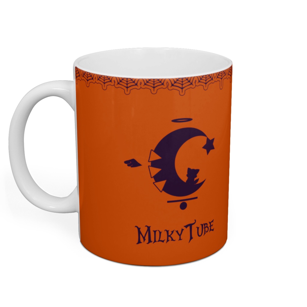 Trick or Treat！　Milky Tube ハロウィン限定マグカップオレンジ