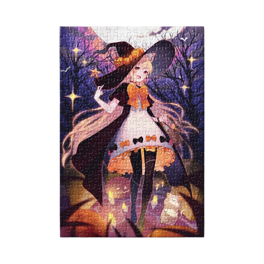 魔女っ娘みるきぃにお菓子をあげてみる!^ↀᴥↀ^ ハロウィン限定パズル