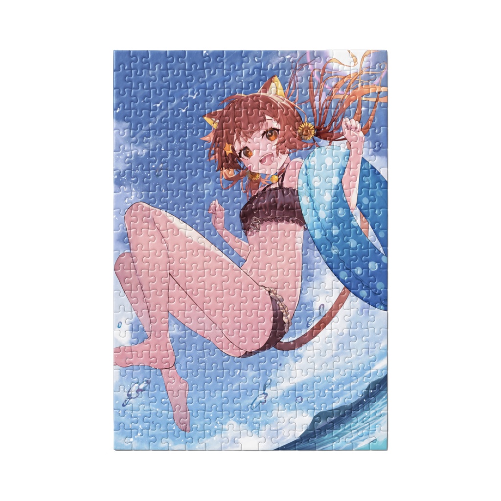 みるきぃと一緒に海に行ってみる2021年ver.パズル^ↀᴥↀ^