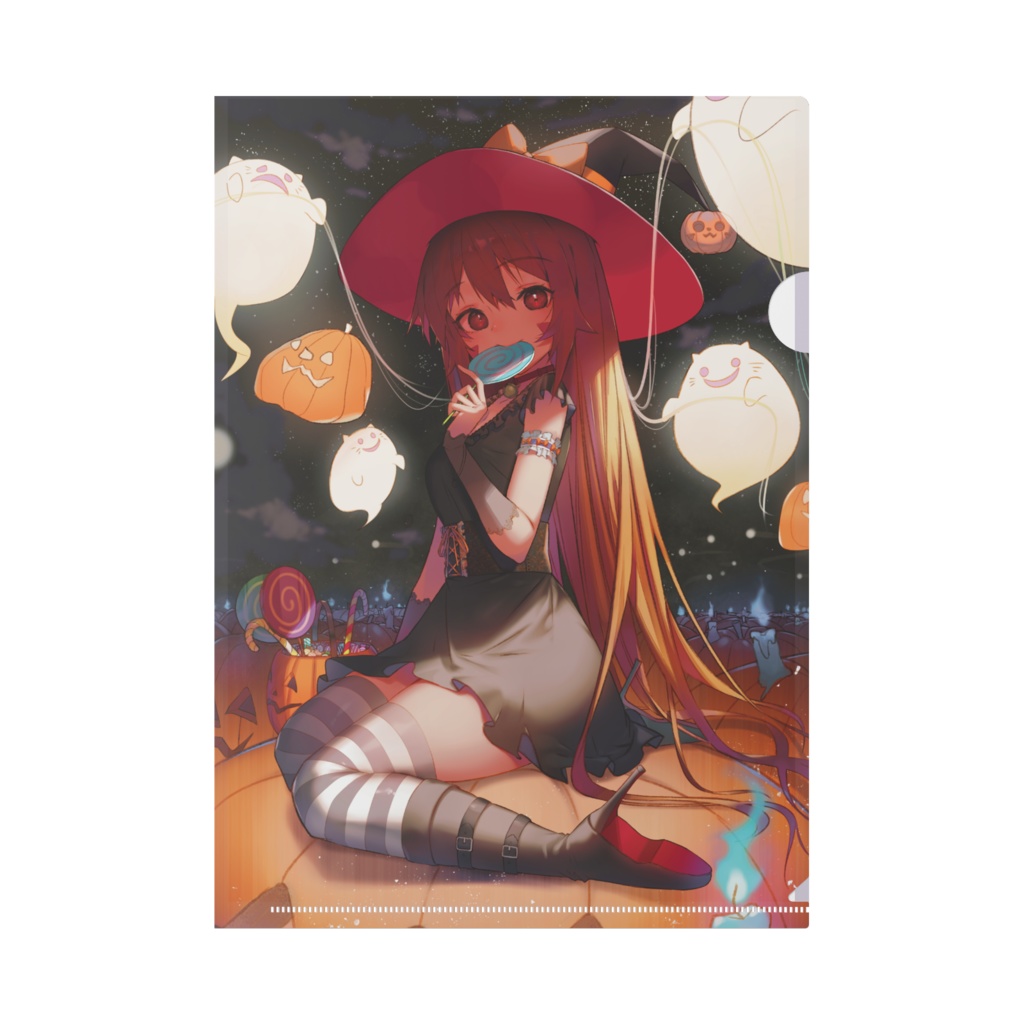 トリックオアトリート!ハロウィンみるきぃ2021年ver.クリアファイル^ↀᴥↀ^