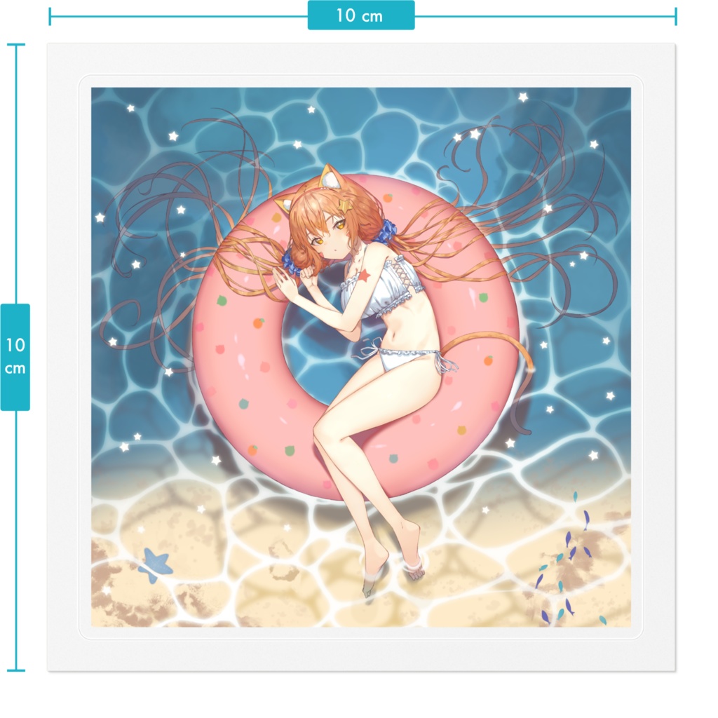 2023年みるきぃ水着グッズ!みるきぃステッカー