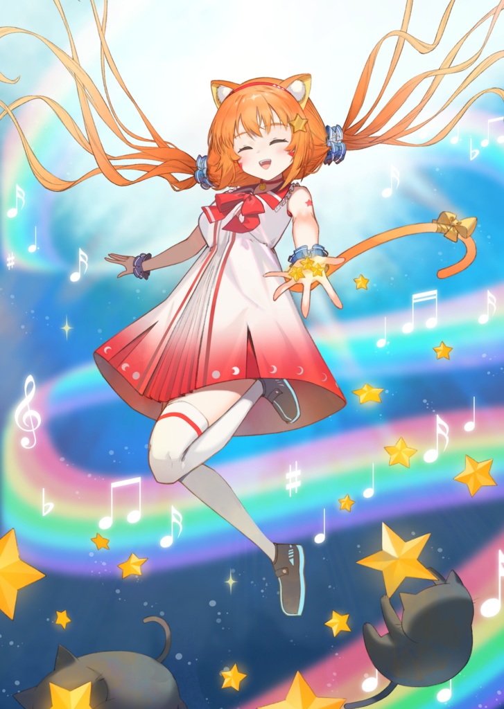 オリジナルソング銀河をかけろみるにゃんず記念クリアファイル