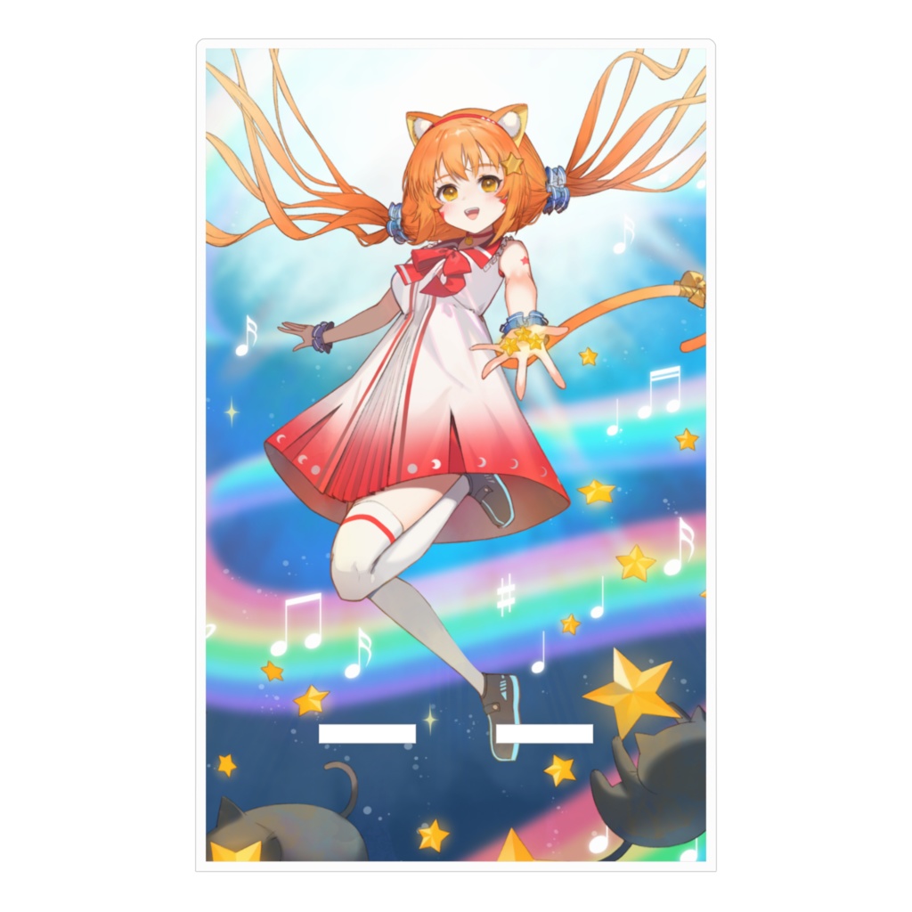 オリジナルソング銀河をかけろみるにゃんず記念アクリルスマホスタンド