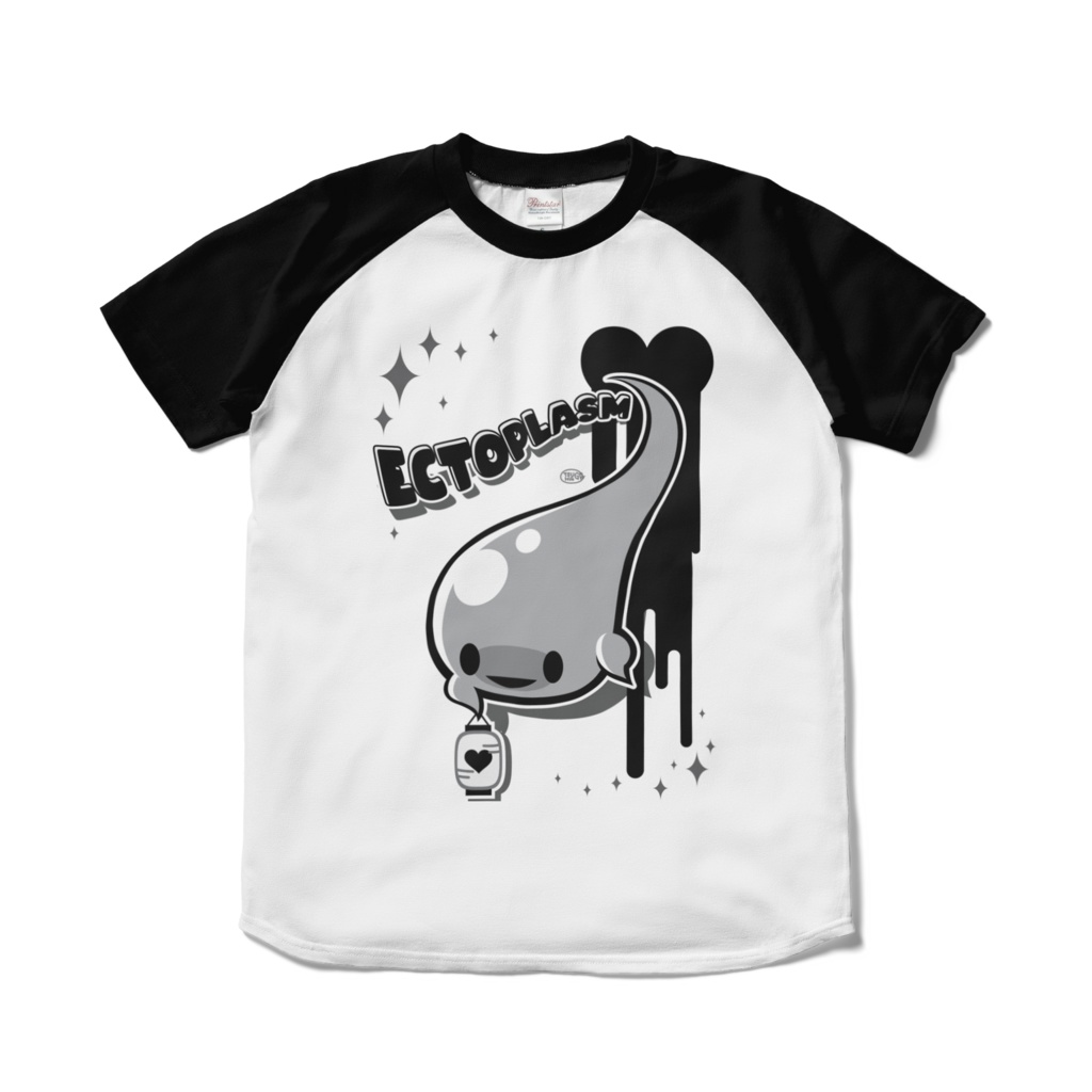 【Ectoくん】ラグランＴ【モノクロ】