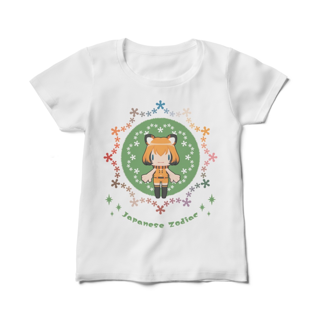 【Ｔｉｇｅｒちゃん】レディース白Ｔシャツ