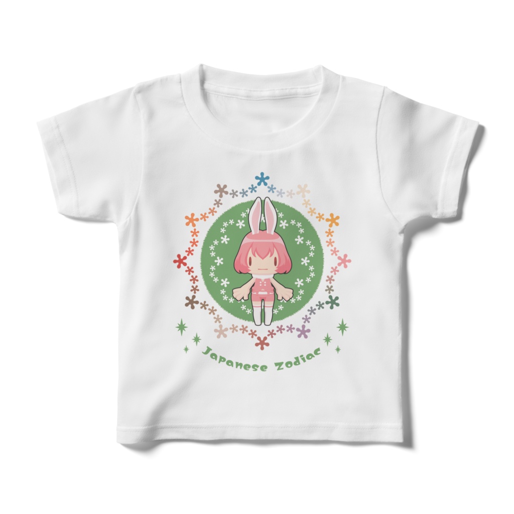 【Ｒａｂｂｉｔちゃん】キッズ白Ｔシャツ