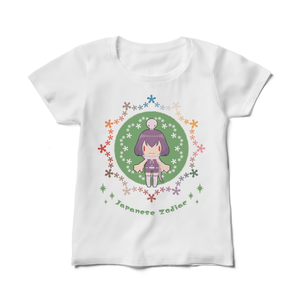 【Ｓｎａｋｅちゃん】レディース白Ｔシャツ
