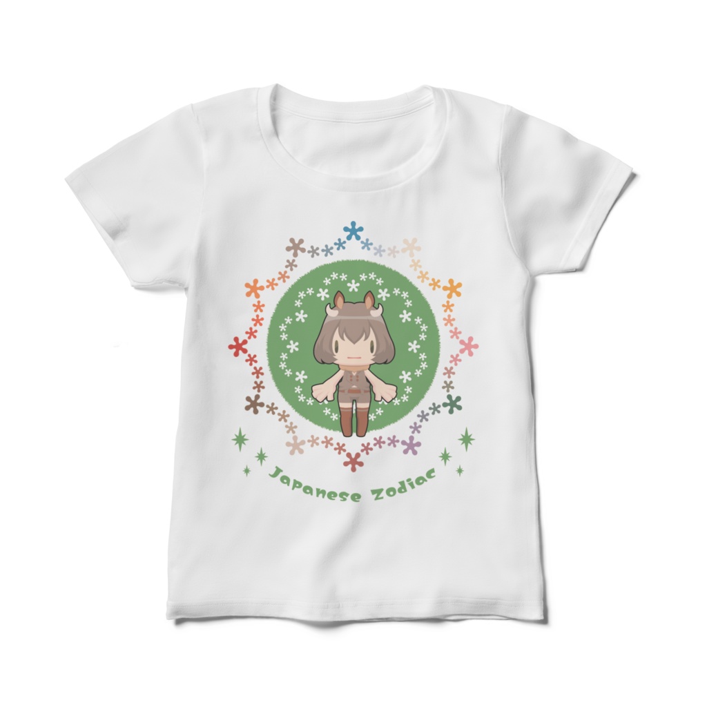 【Ｂｏａｒちゃん】レディース白Ｔシャツ