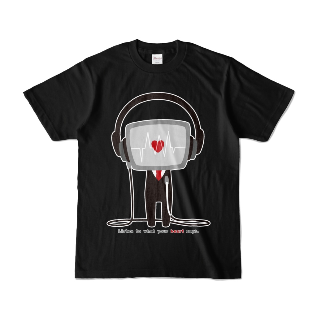 【TVman】濃色カラーTシャツ①
