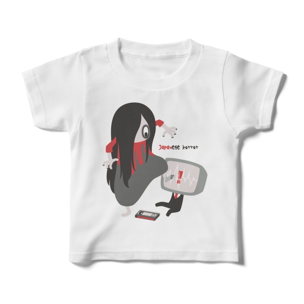 【TVman２】キッズ白Ｔシャツ
