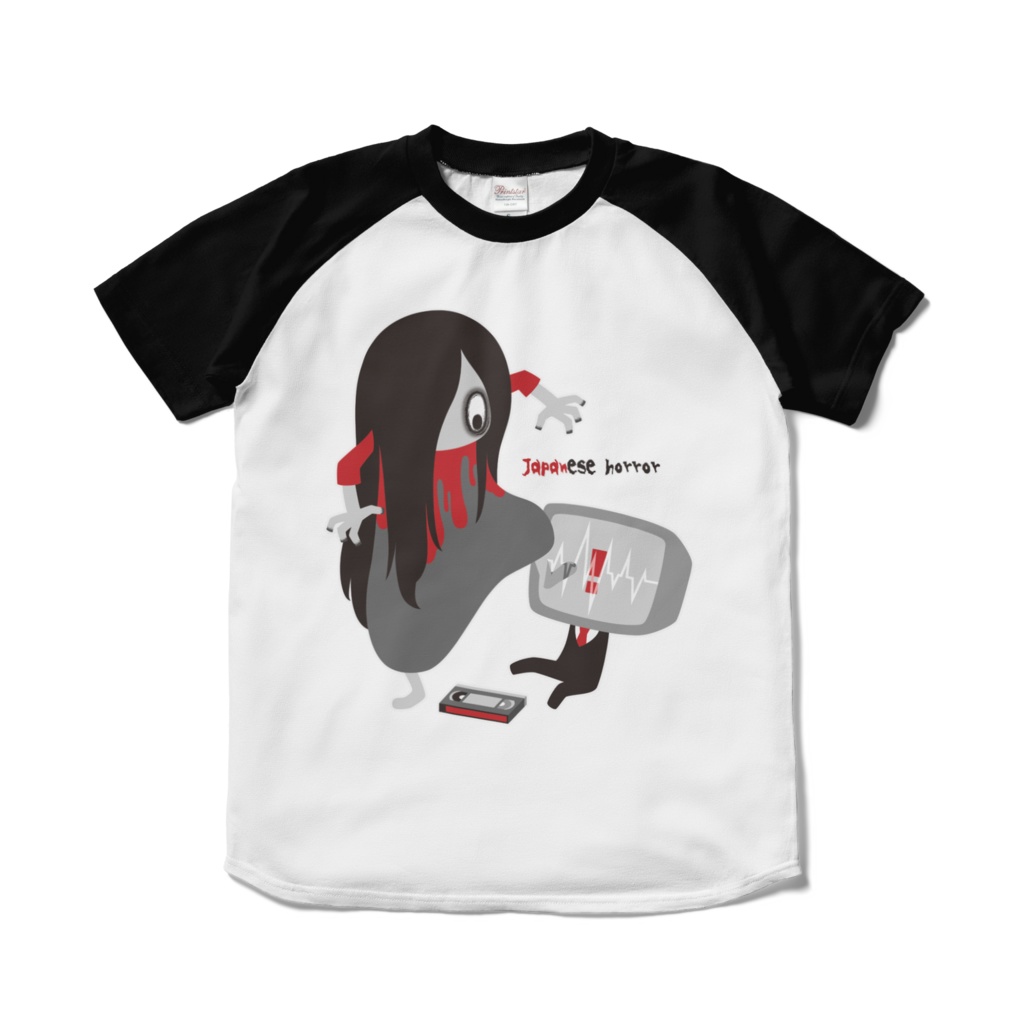 【TVman2】ラグランTシャツ
