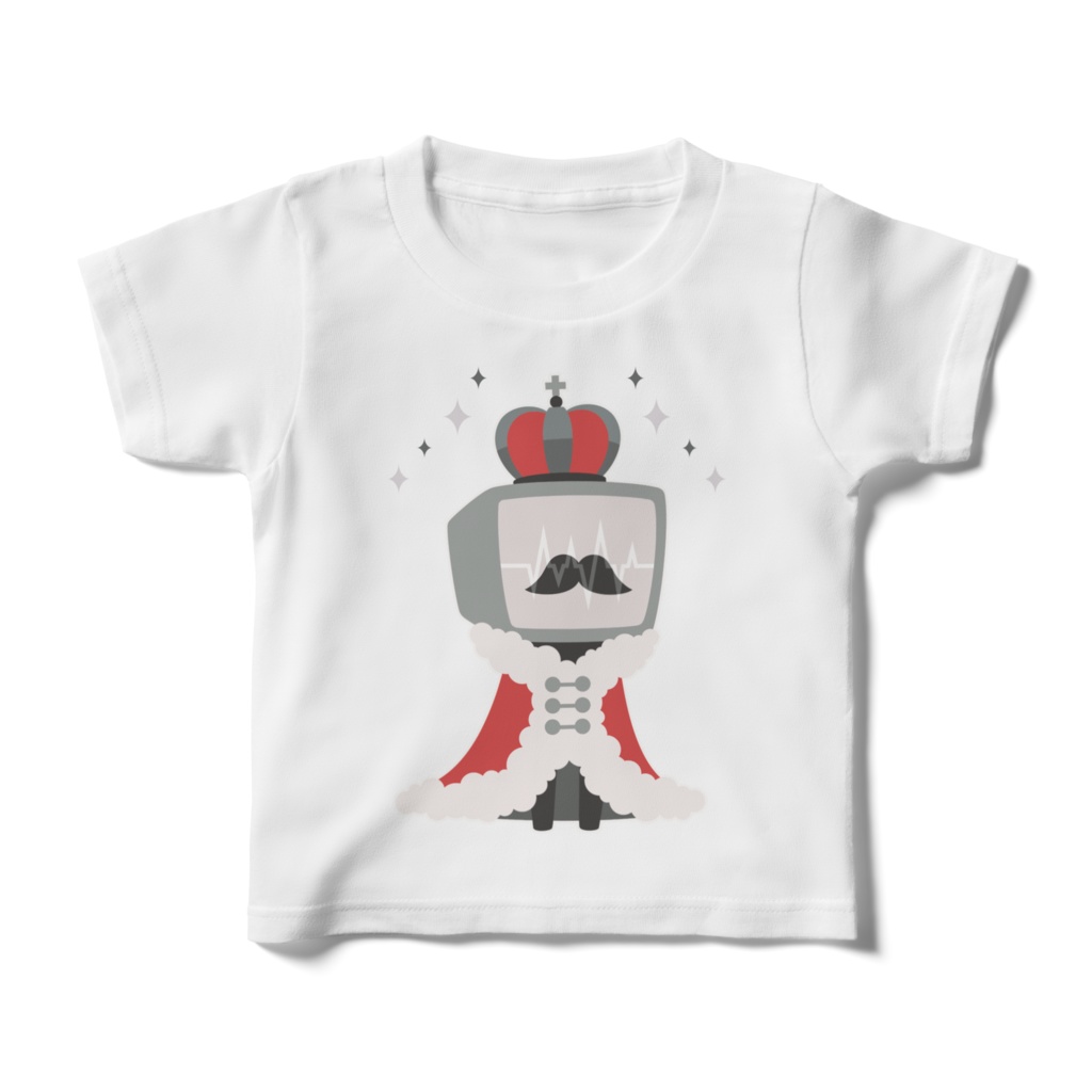 【TVman3】キッズ白Tシャツ