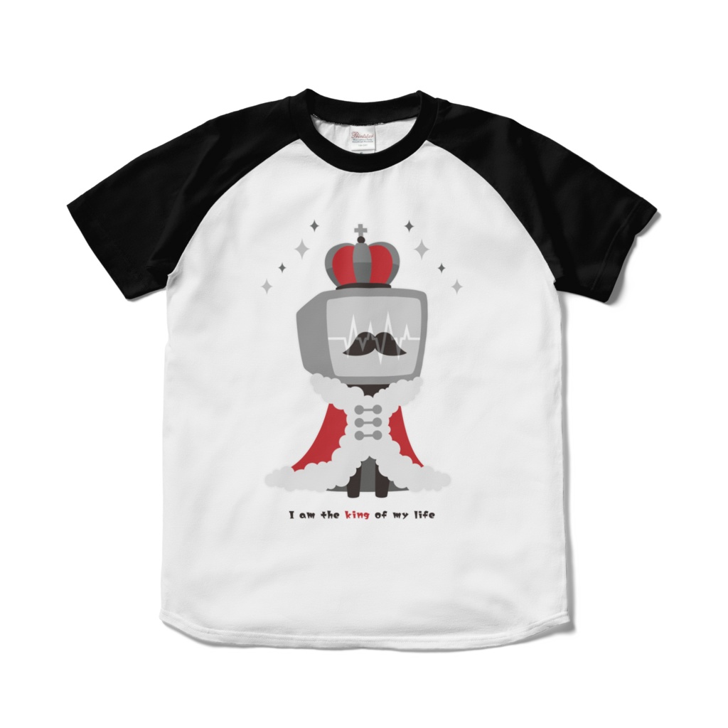 【TVman3】ラグランTシャツ
