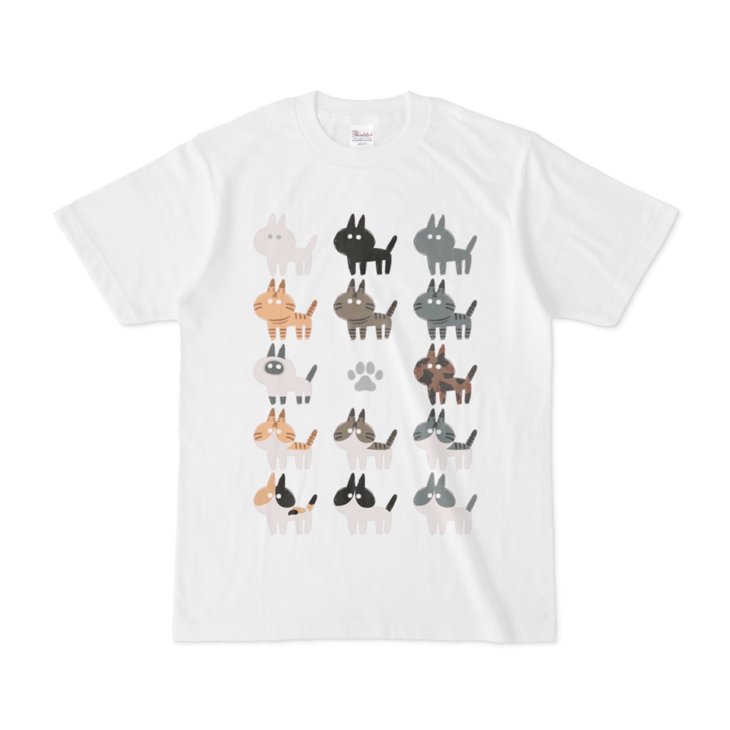 【GuchaNeko】白Tシャツ