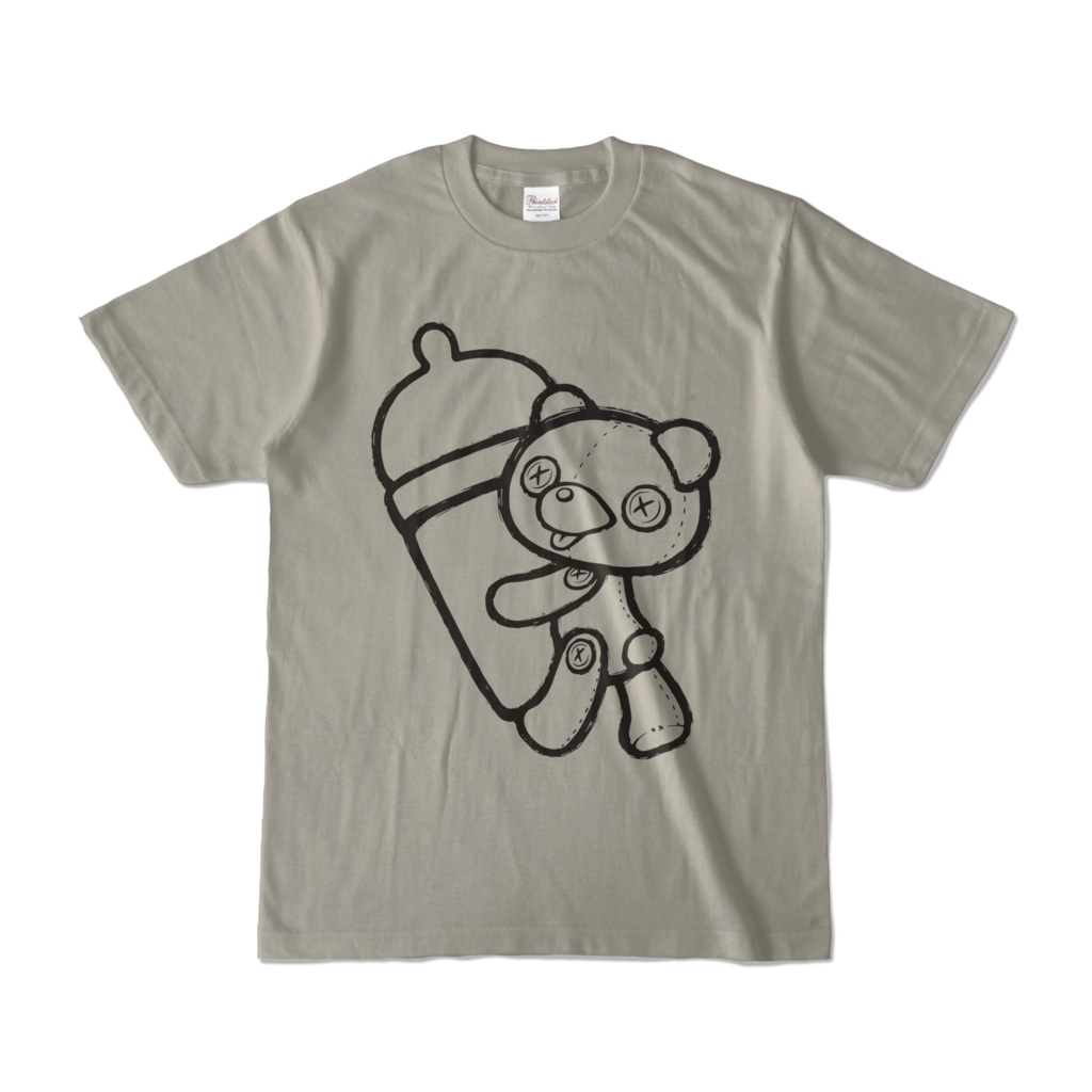 【Button Eyes * Bear】淡色カラーＴシャツ×シンプル②