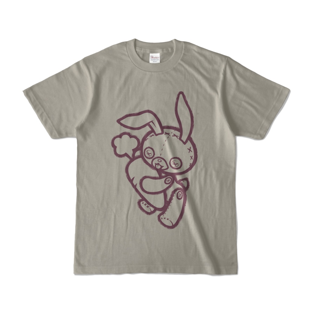 【Button Eyes * Rabbit】淡色カラーＴシャツ×シンプル①