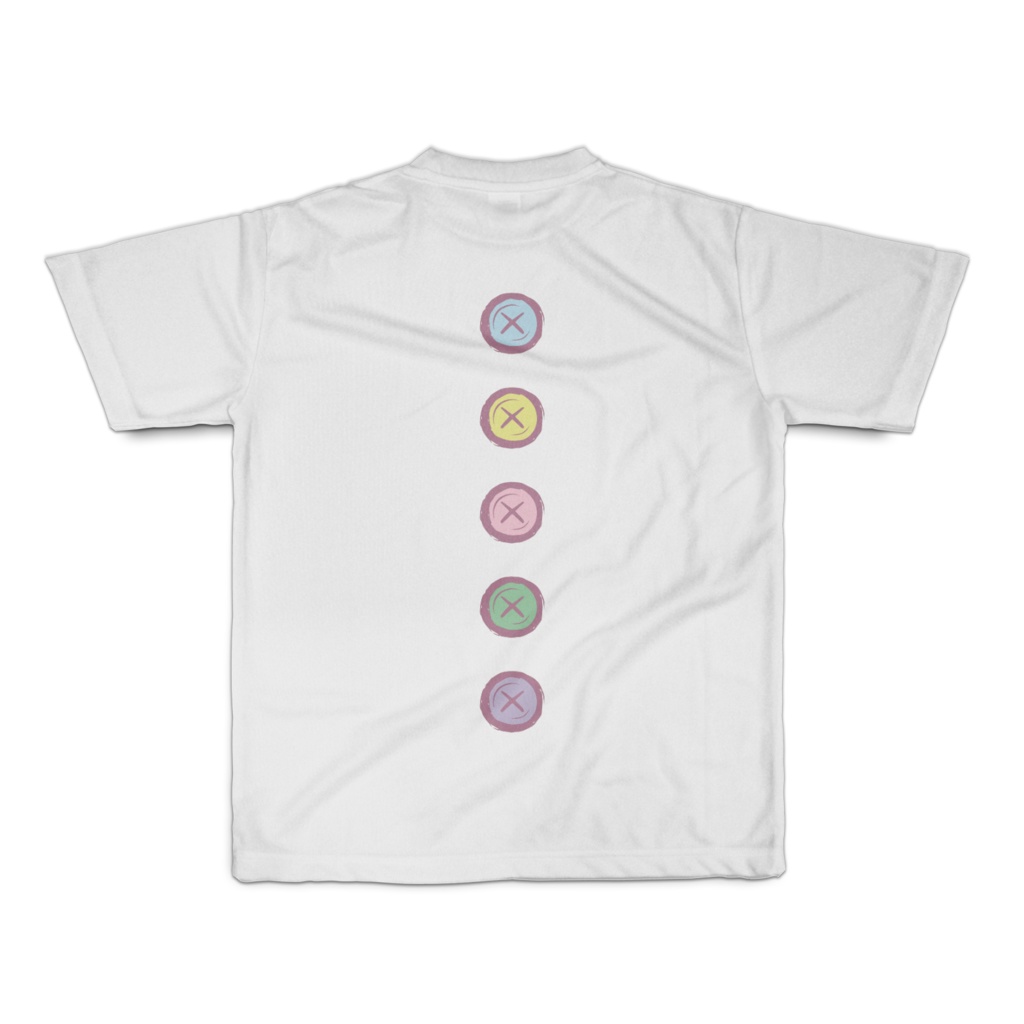 【Button Eyes * Rabbit】フルグラフィックTシャツ(両面)