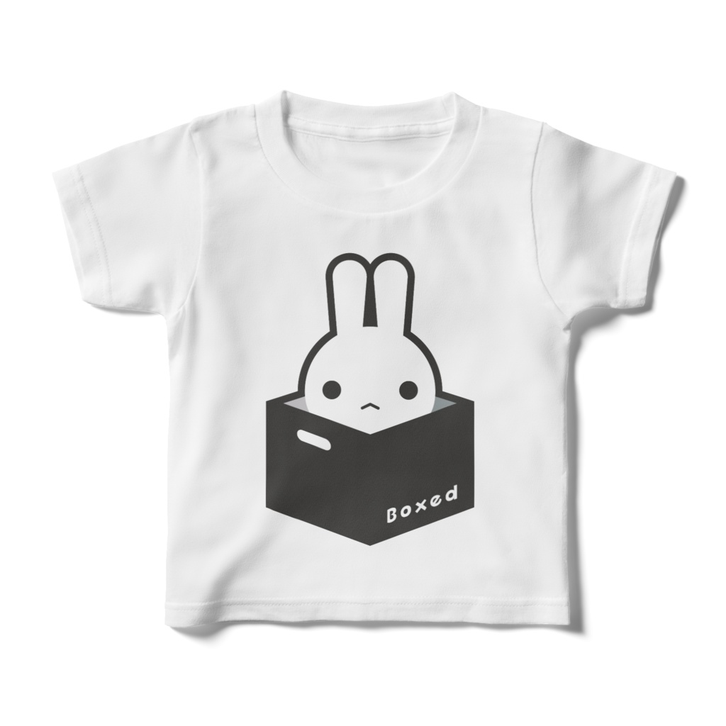 【Boxed * Rabbit】キッズ白Ｔ（白Ver）