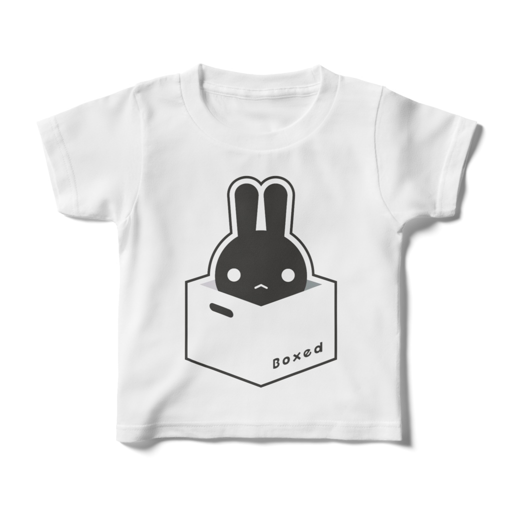 【Boxed * Rabbit】キッズ黒Ｔ（黒Ver）