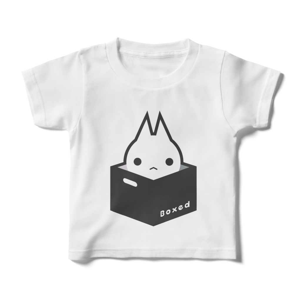 【Boxed * Cat】キッズ白Ｔ（白Ver）