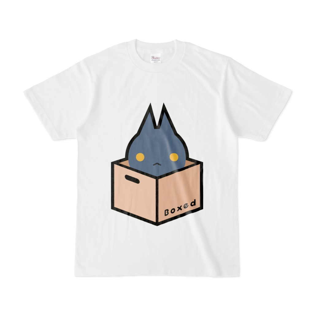 【Boxed * Cat】白Ｔ（カラーVer）