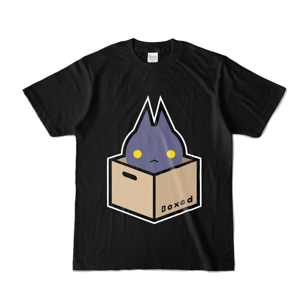【Boxed * Cat】濃色Ｔ（カラーVer）