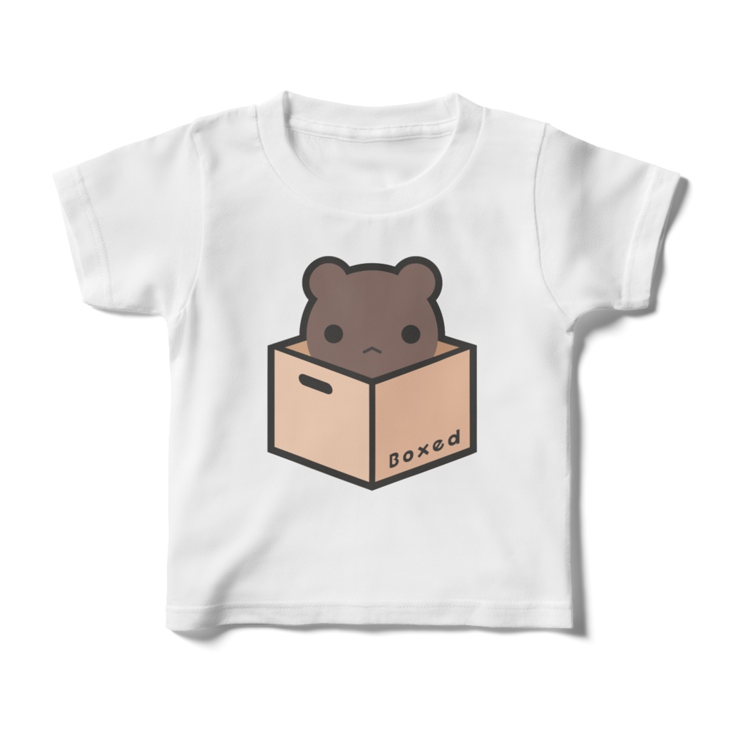 【Boxed * Bear】キッズ白Ｔ（カラーVer）