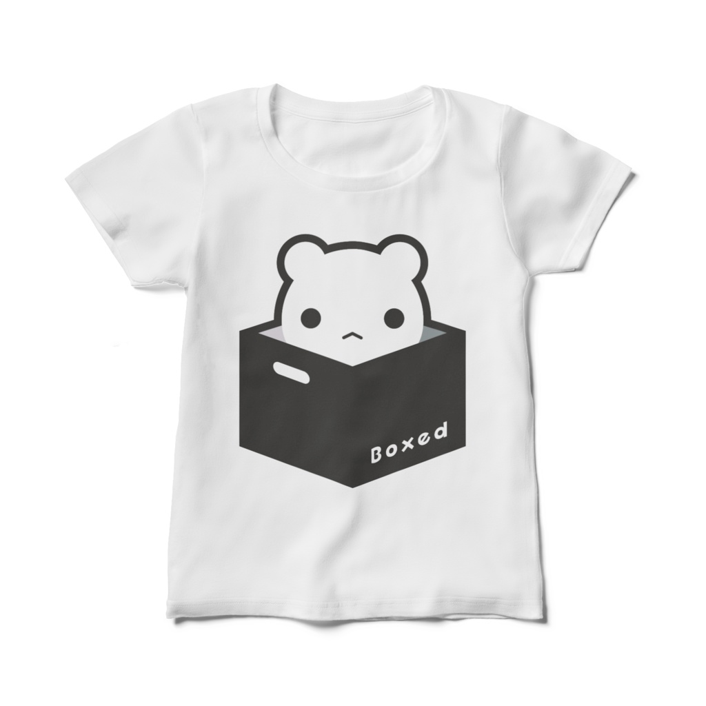 【Boxed * Bear】レディース白T(白Ver)