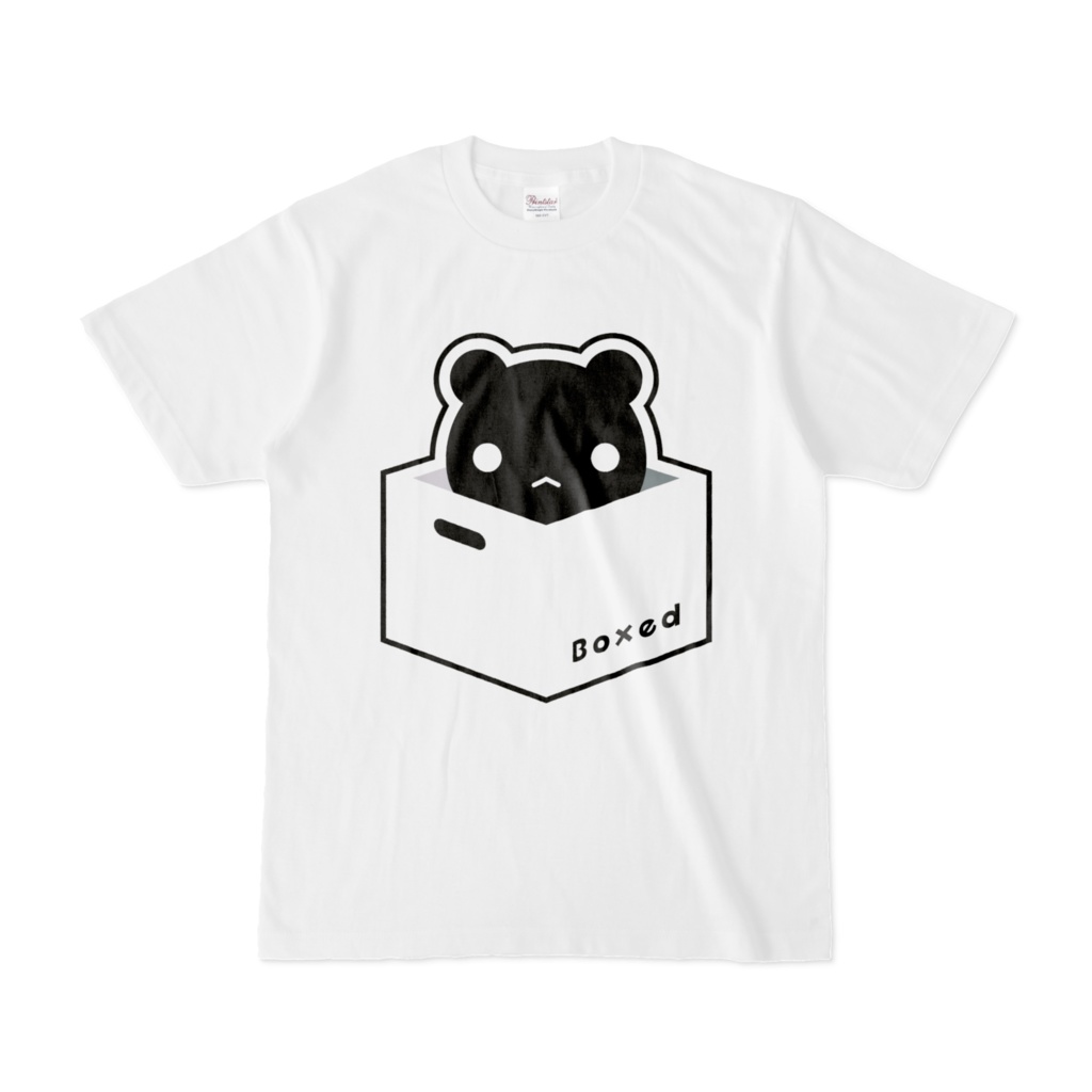 【Boxed * Bear】白Ｔ（黒Ver）