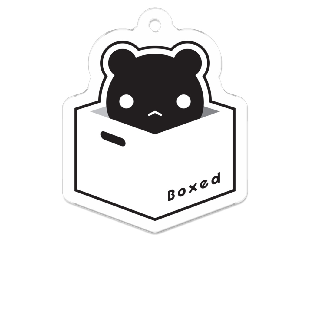 【Boxed * Bear】アクキー（黒Ver）