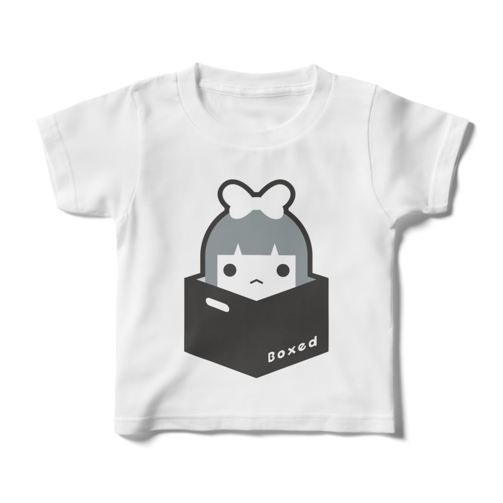 【Boxed * Girl】キッズ白Ｔ（白Ver）