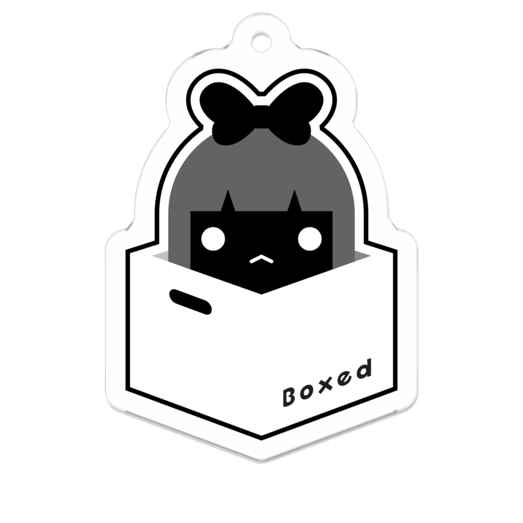 【Boxed * Girl】アクキー(黒Ver)
