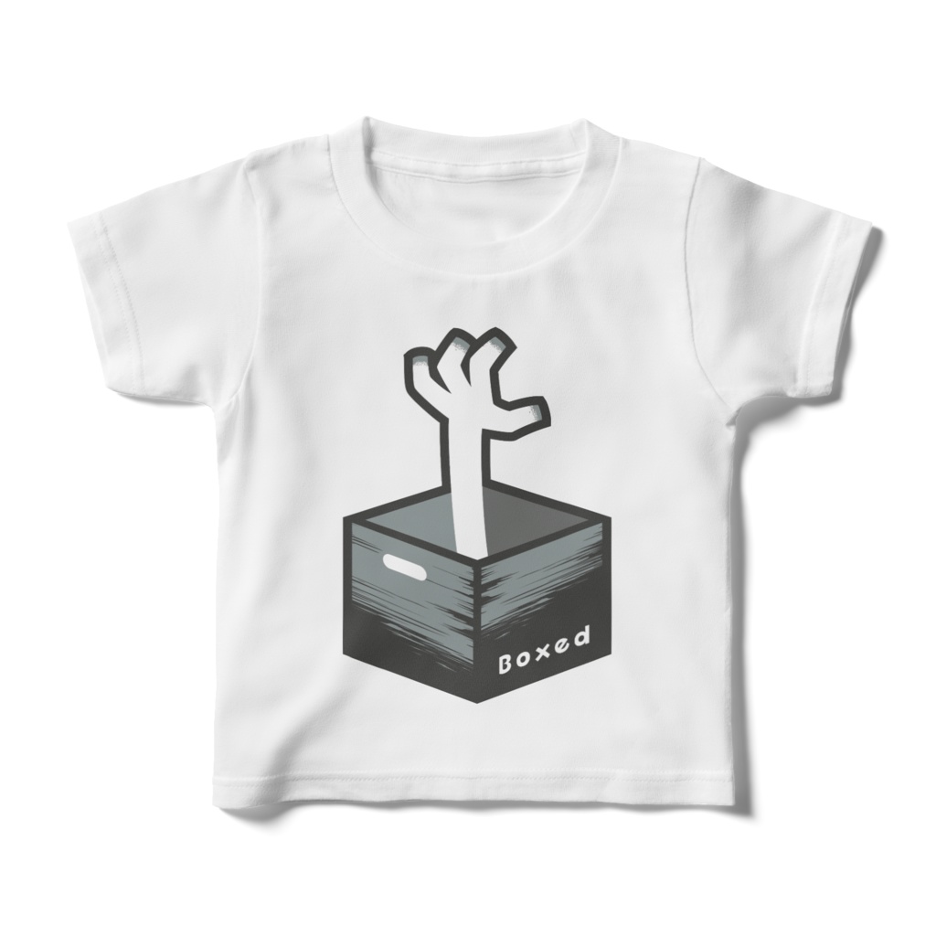 【Boxed * Horror】キッズ白T(白Ver)