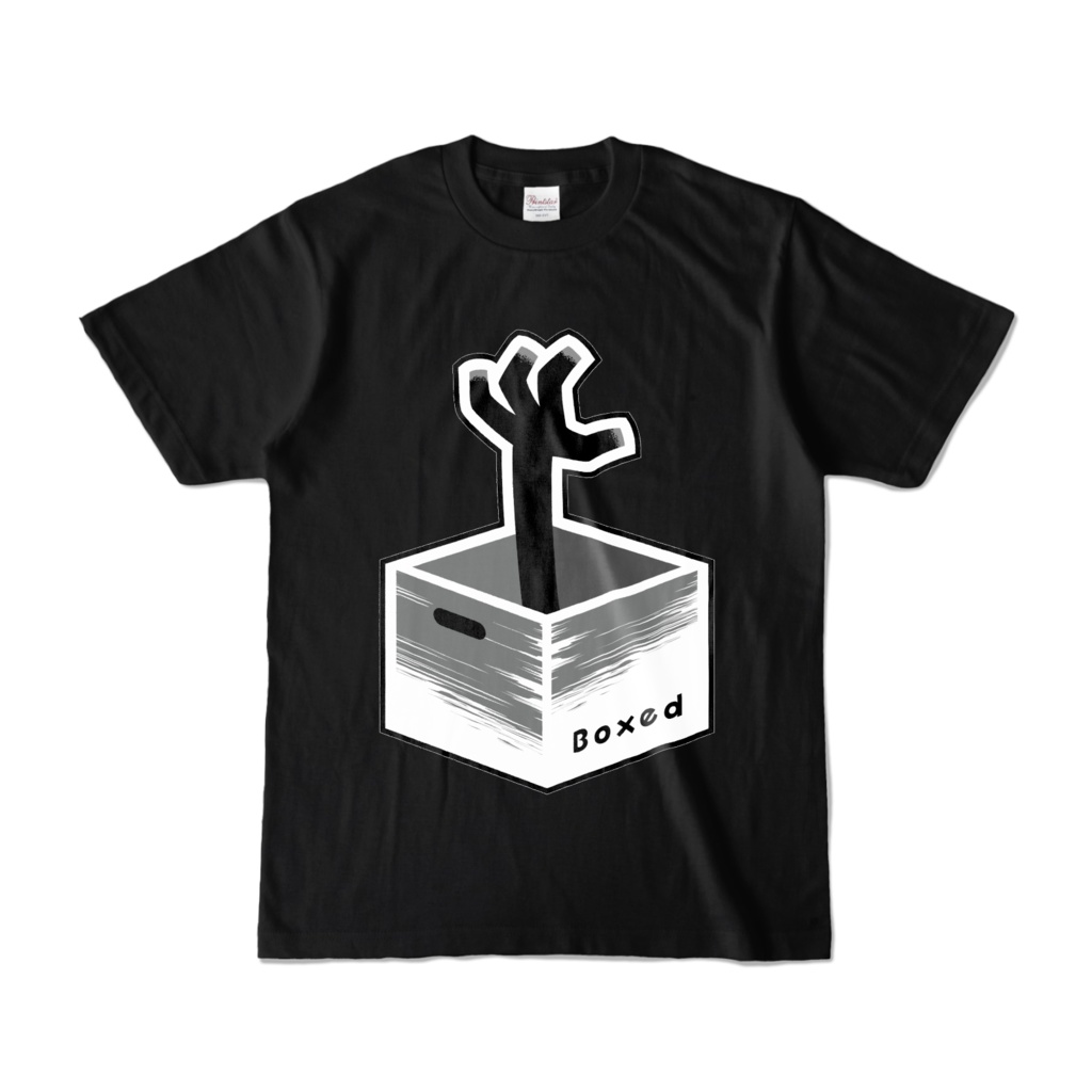 【Boxed * Horror】濃色Ｔ（黒Ver）