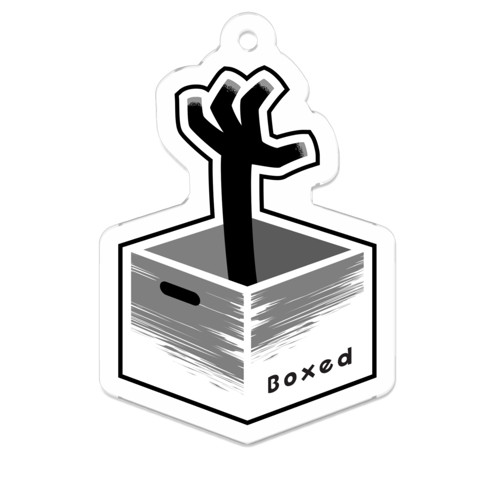 【Boxed * Horror】アクキー（黒Ver）