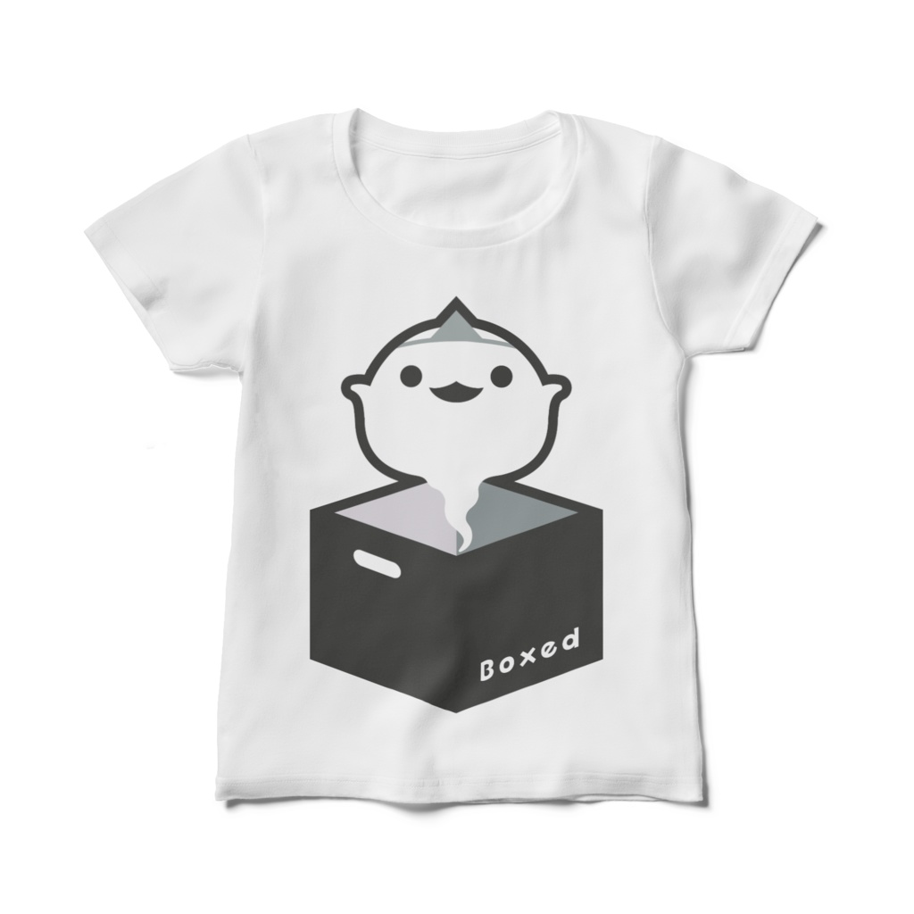 【Boxed * Wabake】レディース白Ｔ（白Ver）