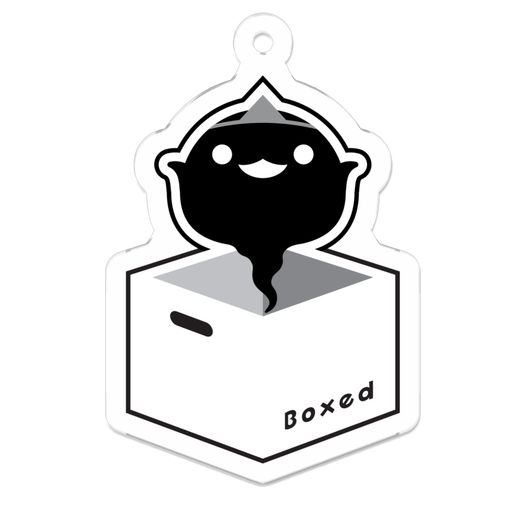 【Boxed * Wabake】アクキー（黒Ver）