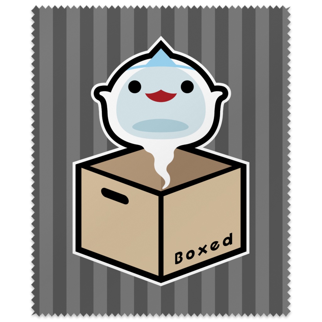 【Boxed * Wabake】メガネ拭き（単：カラーVer）