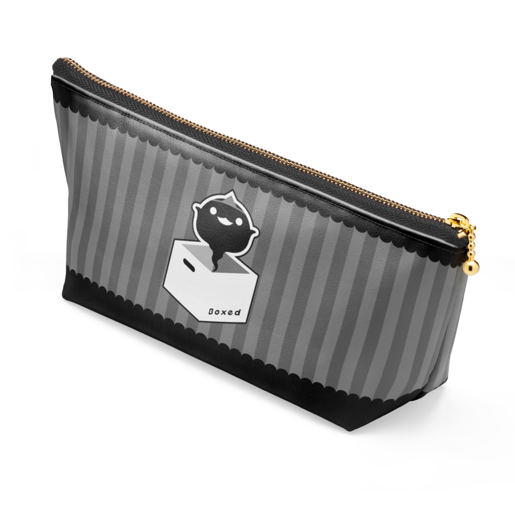 【Boxed * Wabake】ポーチ（黒Ver）