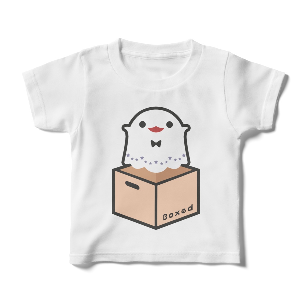 【Boxed * Yobake】キッズ白T(カラーVer)