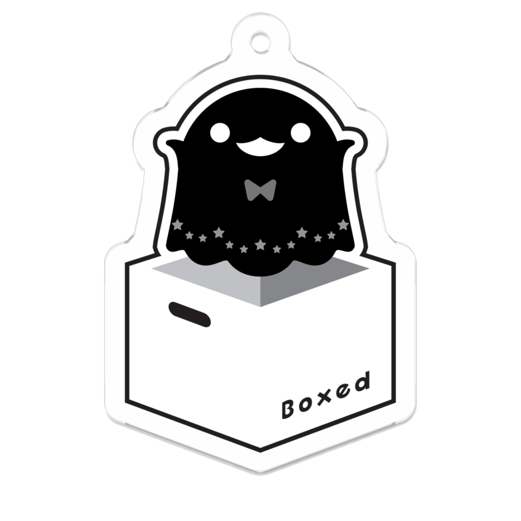 【Boxed * Yobake】アクキー（黒Ver）