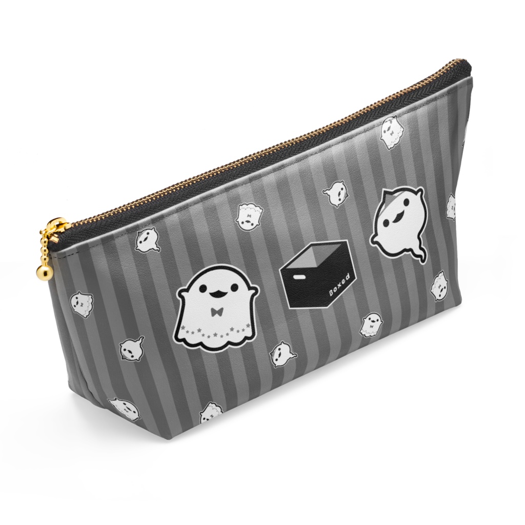 【Boxed * Wabake×Yobake】ポーチ(白Ver)