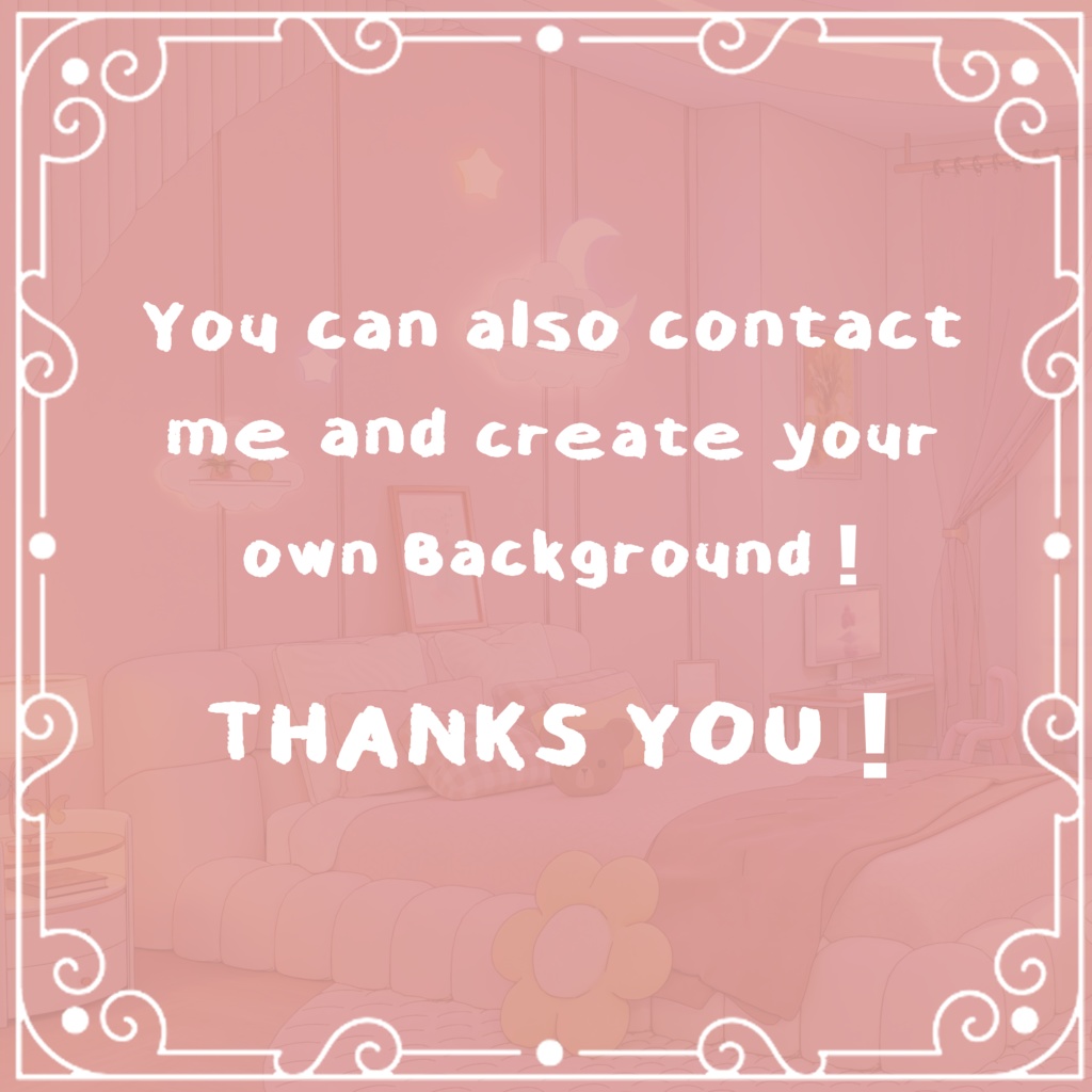 Overlay Vtuber / Lofi Stream Background / Pink & cute Bedroom / Day&Night / Wallpaper