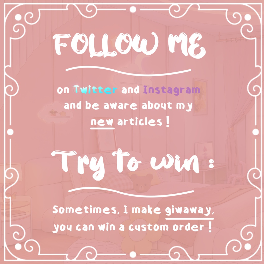 Overlay Vtuber / Lofi Stream Background / Pink & cute Bedroom / Day&Night / Wallpaper