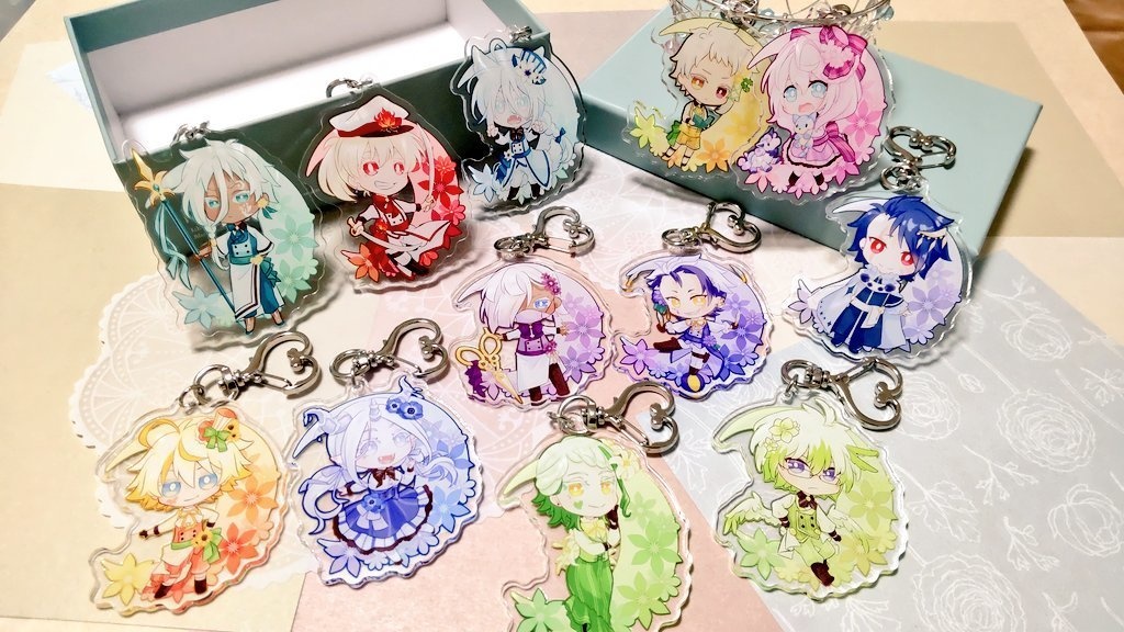 AMAHAKOアクリルキーホルダーNo.1