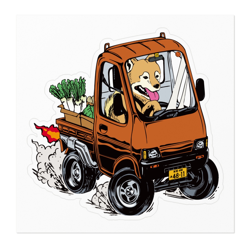 柴犬ホットロッド(シティオレンジ)